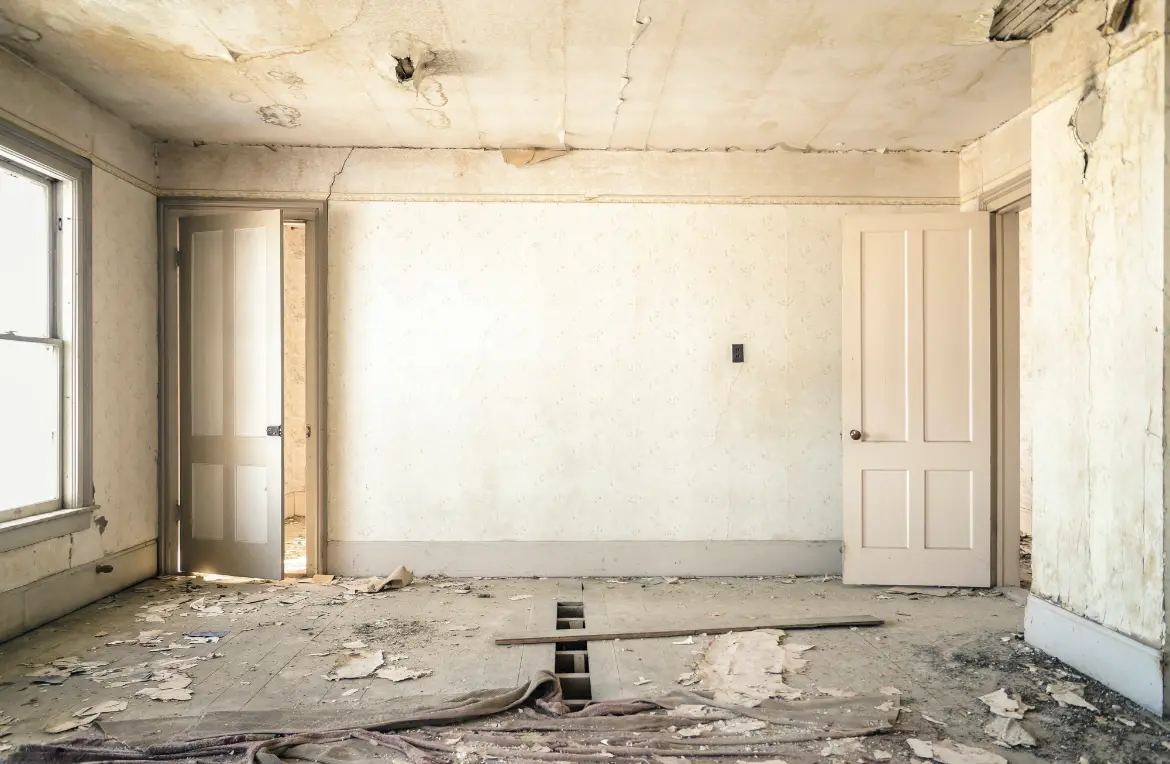 Waste disposal crew managing a cleanout project in Bluefield